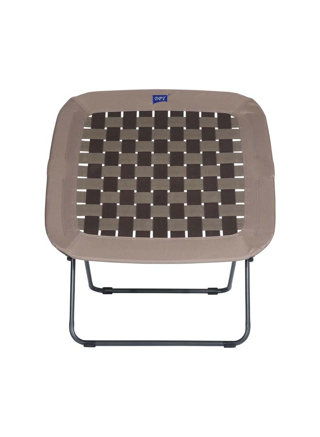 دي بي تي، كرسي تخييم قابل للطي، كرسي رحلات، رصاصي، مقاس 80*80 سم - Image 3
