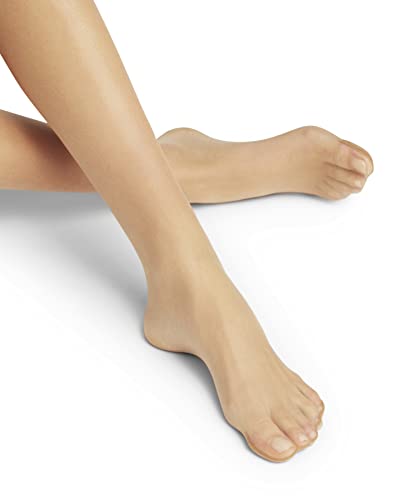 FALKE Women's Shelina 12 Denier Tights, Glossy Finish, Narrow Waistband, Ultra-Sheer Fine Transparent, Nylon, Beige (Powder 4169), M, 1 Pair - Image 4