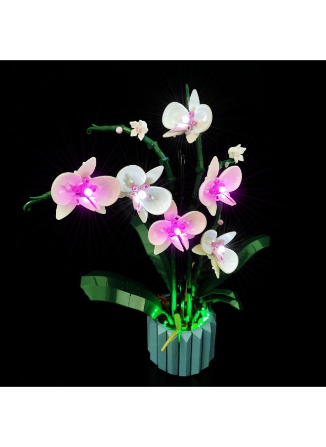 BRIXSPARK BRIXSPARK LED Light Kit for Lego - Creator Orchid Building Blocks Model, LED Light Set Compatible with 10311(Lego Set NOT Included)  - Image 1
