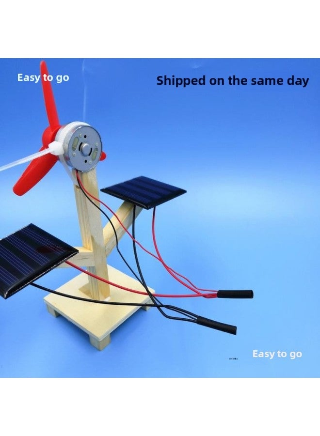 Magnetic Suspension Module Small Invention Demonstrator Solar Fan Technology Material Solar Battery Education-Color:Simple Plug-in Solar Fan Material Package - Image 3