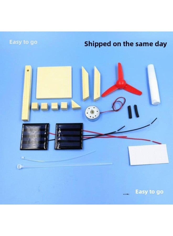Magnetic Suspension Module Small Invention Demonstrator Solar Fan Technology Material Solar Battery Education-Color:Simple Plug-in Solar Fan Material Package - Image 4