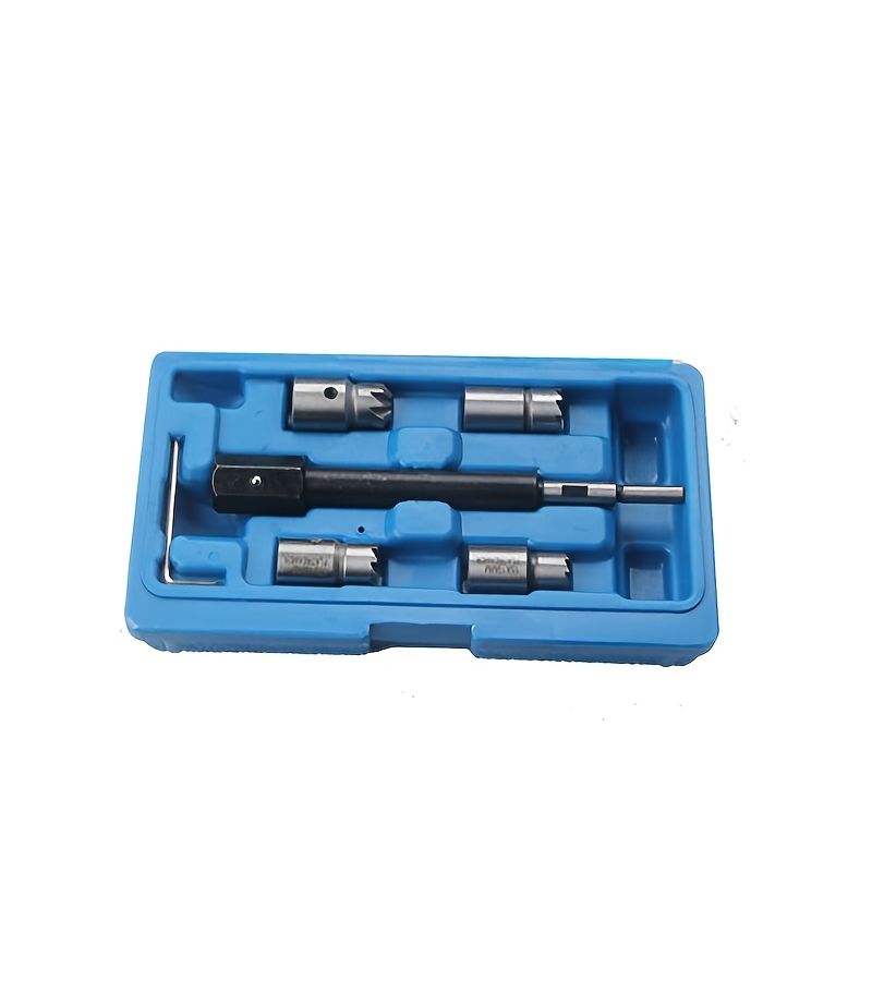 Injector Nozzle Cleaning And Repair Tool Set 6pcs For Diesel Engines Valve Seat Cleaning And Injector Seat Remover - Image 4