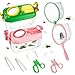 Biubee 2Sets Bug Catcher for Kids Sturdy Kids Bug Catching Kit Gifts with Collector Butterfly Net Tweezer Bugs Habitat Outdoor Explorer Kit for Age 3 4 5 6 7 8 8Pcs Green Pink - Image 3