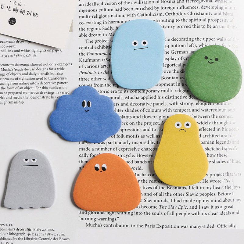 🧸 دفاتر ملاحظات لاصقة بتصميم كرتوني للاستخدام المكتبي والمدرسي - Image 1