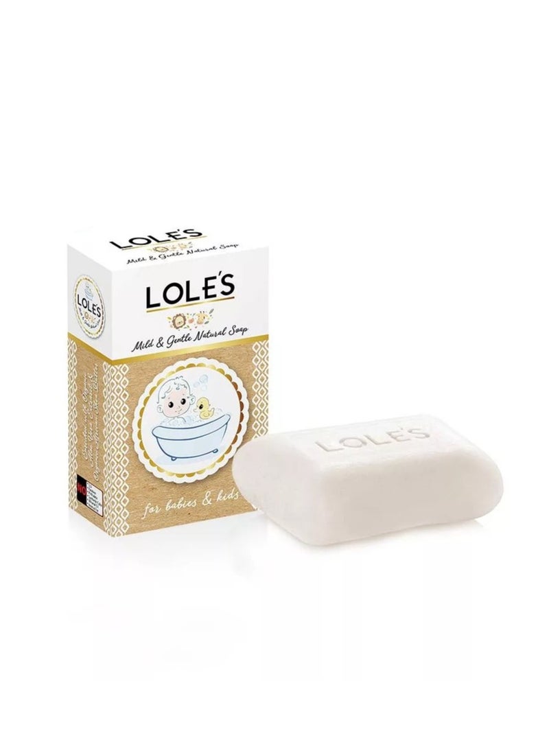 Lole's Gentle Skin Care Soap for Babies & Kids – Mild & Nourishing Formula, 100g - Image 1