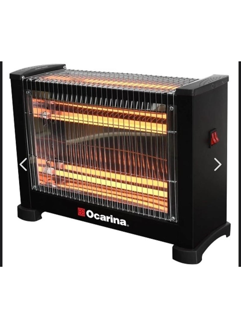 أوكارينا اوكارينا،دفاية كوارتز كهربائية بقوة 1600 واط تدفئه امامية وعلوية - Image 1