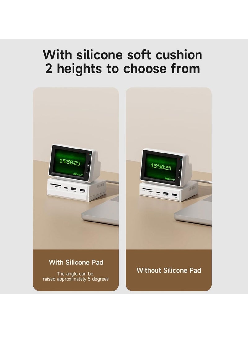 3.5 Inch IPS USB Screen with USB C Hub AIDA64 PC CPU RAM HDD Data Monitoring Electronic Album Floating Lyrics Display Sub Screen for Laptop  - Image 2