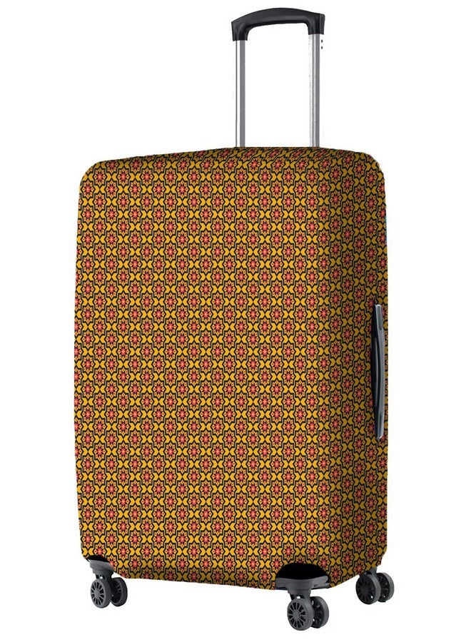 Nasher Miles Polyester 65 cm (24 Inch) Medium Protective Luggage Cover - Tile Print Design - Image 1