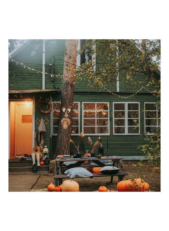 NIBEMINENT Old Man Whimsical Tree Hugger Sculpture Ghost Face Multicolour 13.70 X 6.80 11.60cm - Image 2