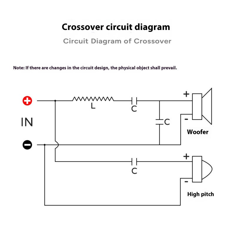 Crossover Network Kit With NonPolarized Capacitors Thermal Coils Treble Bass Frequency Divider - Image 5