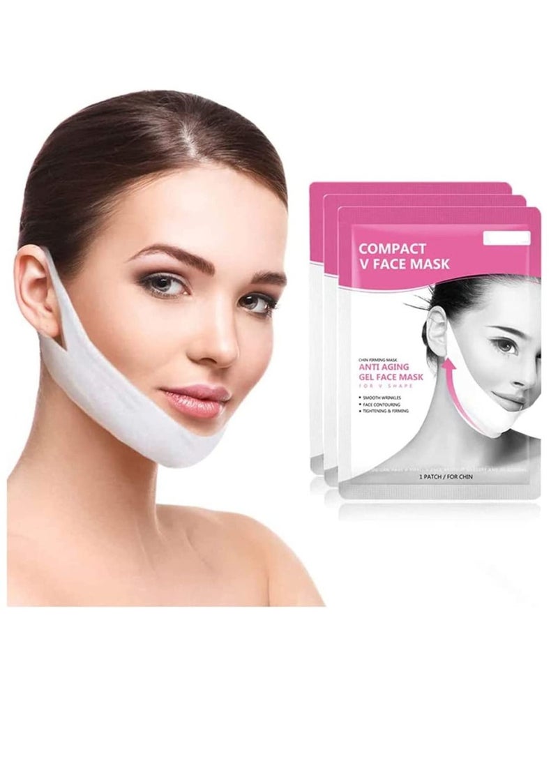 Y&D V Face Mask Shape Neck And Chin Lift Firming Moisturizing Lifting Anti-Aging Adding Line Gel Slimming Double Reducer Intense Layer  - Image 1