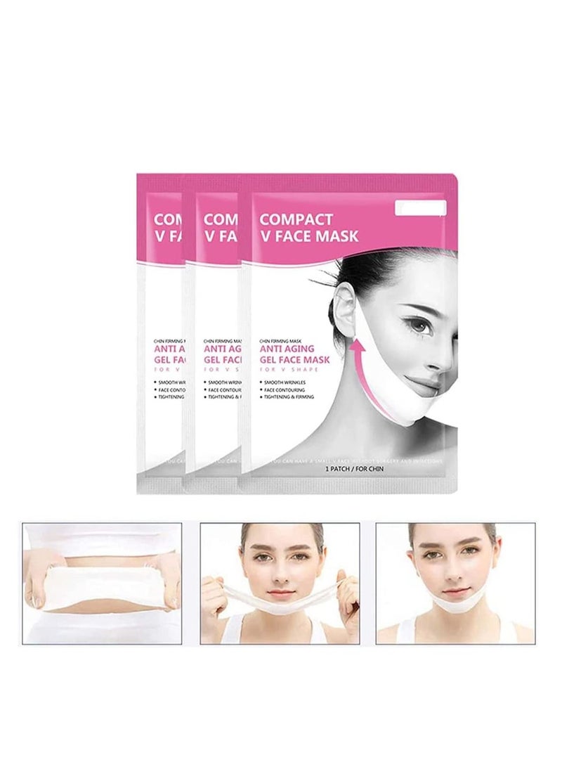 Y&D V Face Mask Shape Neck And Chin Lift Firming Moisturizing Lifting Anti-Aging Adding Line Gel Slimming Double Reducer Intense Layer  - Image 2