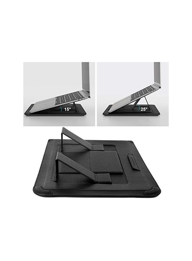 Nillkin Nillkin 13 inch Laptop Sleeve Case Laptop Stand Adjustable, Computer Shock Resistant Bag with Mouse Pad for 13" MacBook Pro and MacBook Air, XPS 13, Surface Book 13.5", 12.9" New iPad Pro, Black  - Image 3