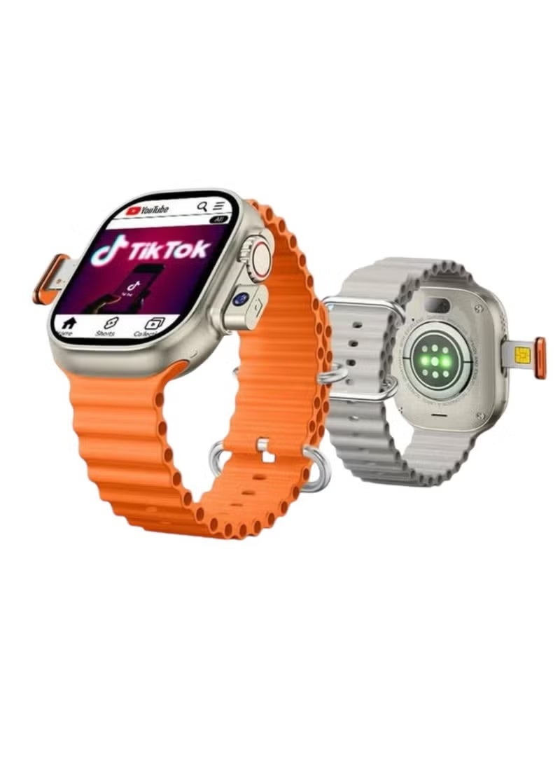Smartbarry SM401 4G Smartwatch – 2.2″ HD Screen, SIM Card Slot, Built-in Camera, Bluetooth Calling, Fitness Tracker for Ladies & Gents – Black - Image 1