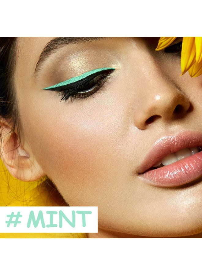 Profusion Cosmetics Bright Lights Neon & Pastel Graphic Liners, Mint - Image 2