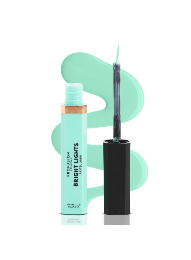 Profusion Cosmetics Bright Lights Neon & Pastel Graphic Liners, Mint - Image 1