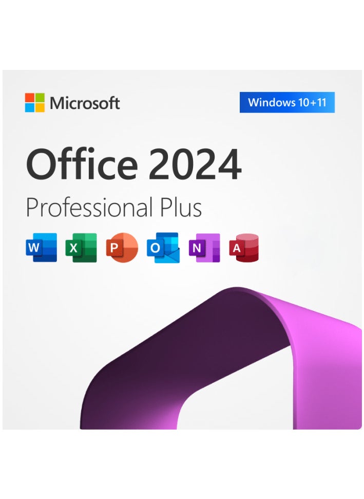Microsoft - Office 2024 Professional Plus Lifetime Subscription & Teams for PC | For Windows 10/11 | GET IT DELIVERED WITH INSTRUCTIONS - Image 1