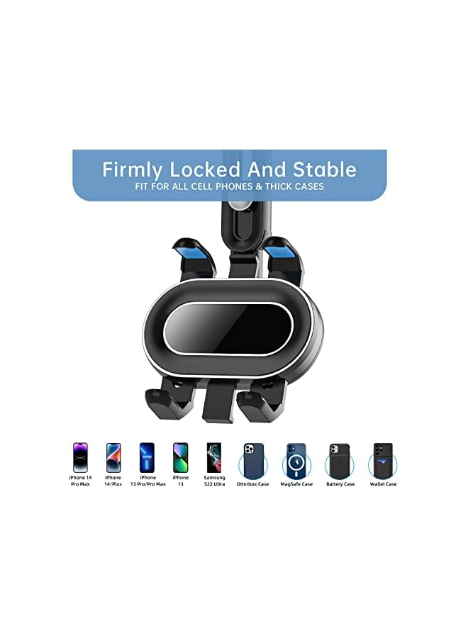 Green Tiger Rearview Mirror Phone Holder for Car,360°Rotatable and Retractable Multifunctional Rear View Mirror Phone Holder,Four Corners Fixed Anti-Shake Design,for All Mobile Phones and All Car - Image 3