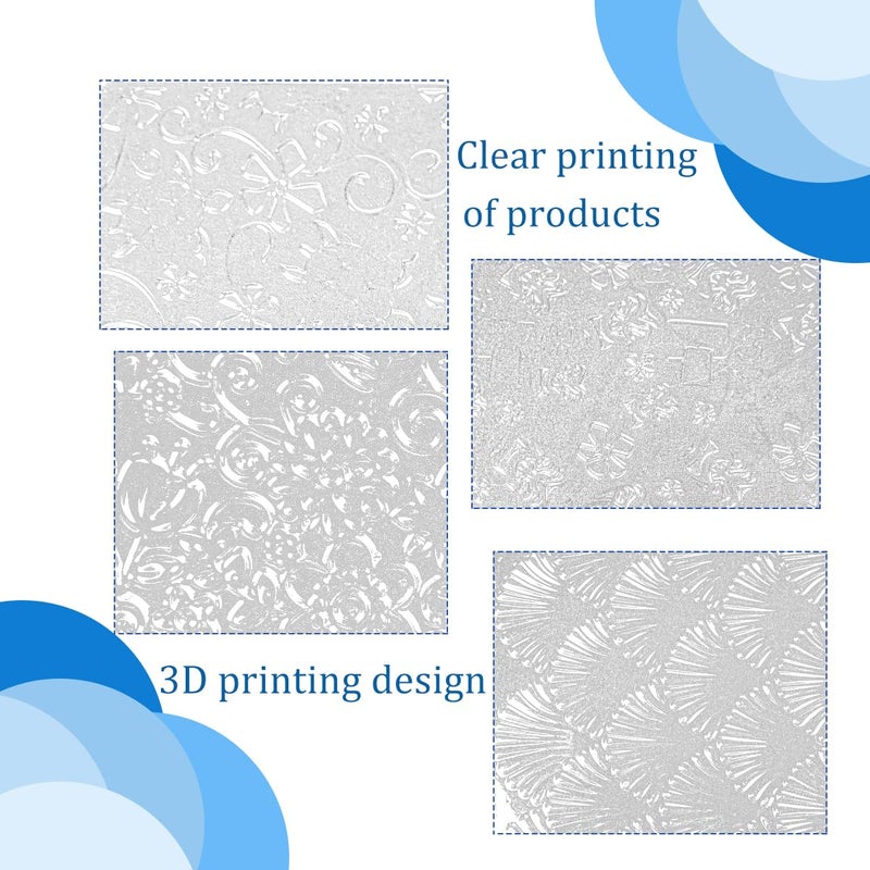 Qicfrk 24 Pcs Polymer Clay Texture Sheets Boho Embossing Texture Sheet 17 x 25 Clay Texture Sheets for Pottery Earrings Jewelry Making - Image 3