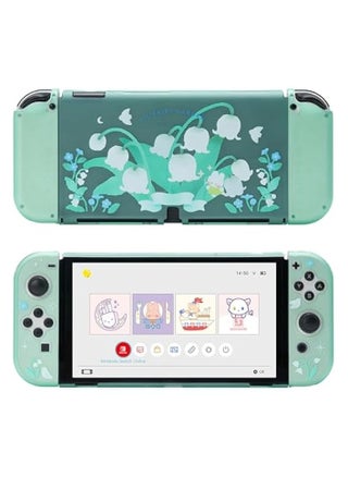 Protective Case for Switch OLED Hard Protective Shell Slim Cover Case Compatible with Nintendo Switch OLED and Joy Con - Lily of The Valley - pzsku/Z3F0F64F0A480DE9711E7Z/45/_/1734087730/2682698b-9a39-492d-8357-0664cc3e97cc