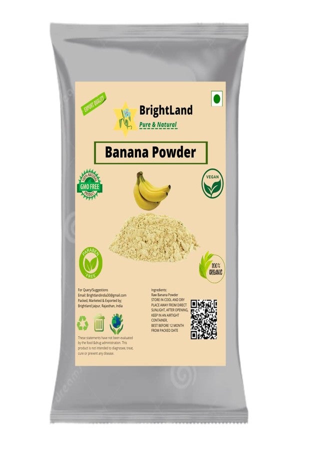 Brightland Pure and Natural Banana Powder For Skin, Face Pack | Face Mask for Fairness | Glowing Skin (100 gm) - Image 1