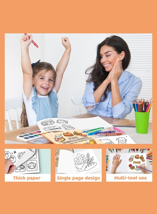 Lemon 40 Pages Children's Doodle Book, for Coloring and Drawing,  Wall Stickable, Thick Paper for Art Fill-In, Perfect for School, Students, Stationery, and Learning Supplies  - Image 4