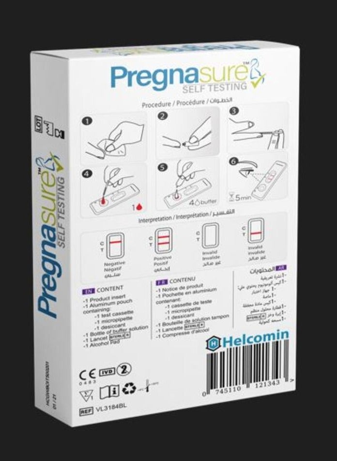 Pregnasure Finger Blood Pregnancy Test - Image 2