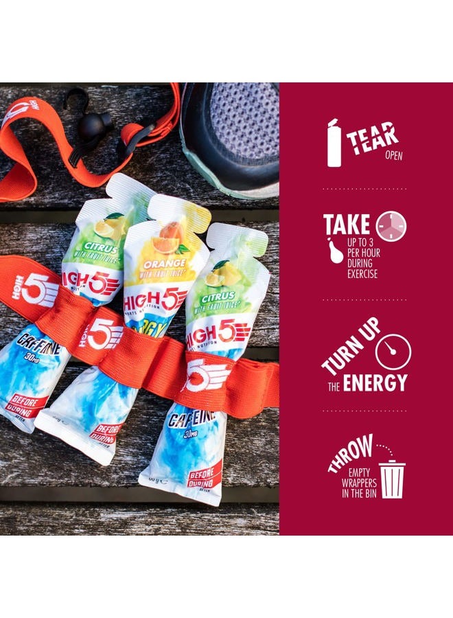 High5 Energy Gel Aqua - Quick Release Sports Gels to Power Muscles for Top Performance - Natural Fruit Juice & No Caffeine - On The Go Energy Boost for Running, Cycling and Endurance (Berry, 20 x 66g) - Image 4