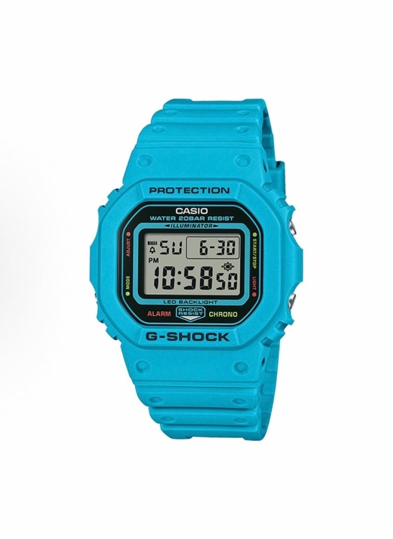 CASIO - octagonal sports waterproof and shockproof watch GA-5600 bule - Image 1