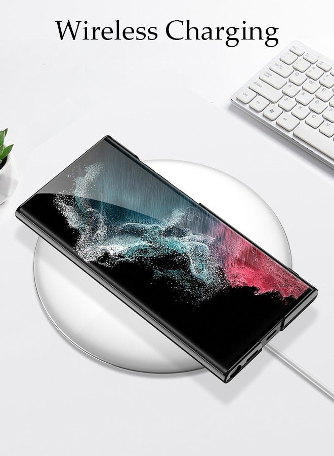 DUNISO Samsung Galaxy S24 Ultra Case, S24 Ultra Slim Stand Case, Galaxy S24 Ultra Case Supports Wireless Charging [Adjustable Stand, Anti-Drop, Anti-Fingerprint, All-Around Protection] - Image 4