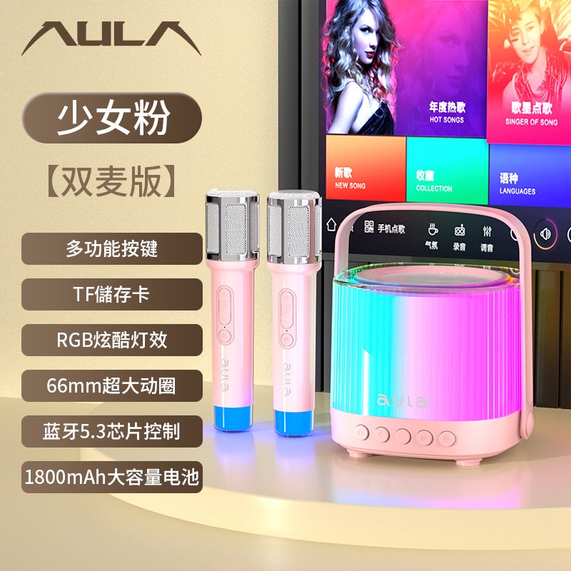 Tarantula K11 Bluetooth Speaker Wireless Audio Microphone Microphone Outdoor Karaoke Singing Small Family Ktv Portable - Image 1