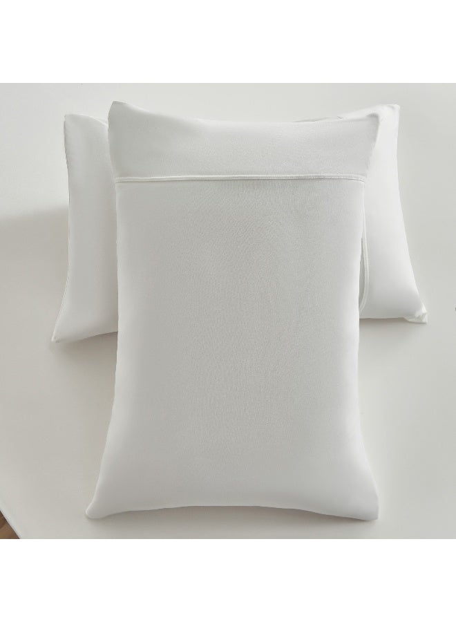 Home Box طقم أغطية وسائد فيروم ميكرو جيرسي 2 قطعة 75 × 50 سم - Image 5