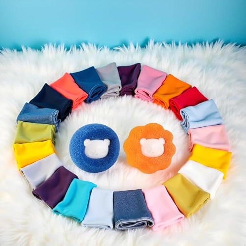 Blue Reusable Hair Remover Washing Machine Hair Catcher Laundry Ball Dryer Ball for Clothing Dog Cat Pet Hair Remover - Image 2