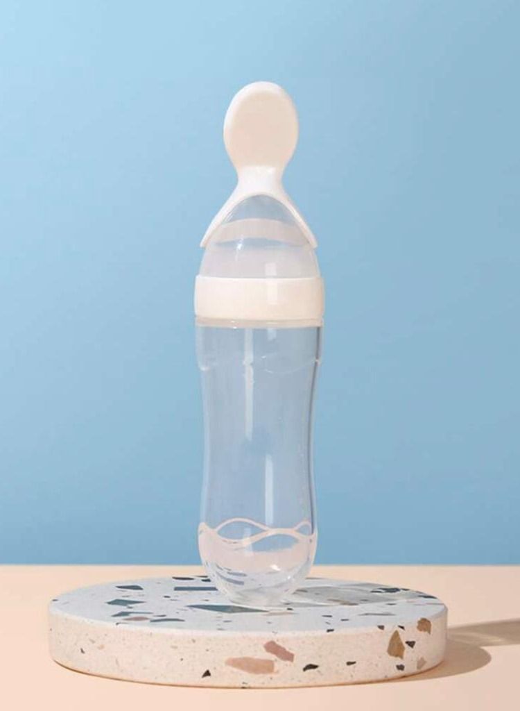 SOSEKO Silicone Feeding Bottle With Spoon - Image 2