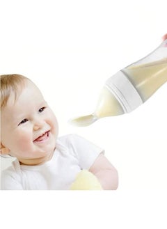 SOSEKO Silicone Feeding Bottle With Spoon  - Image 1