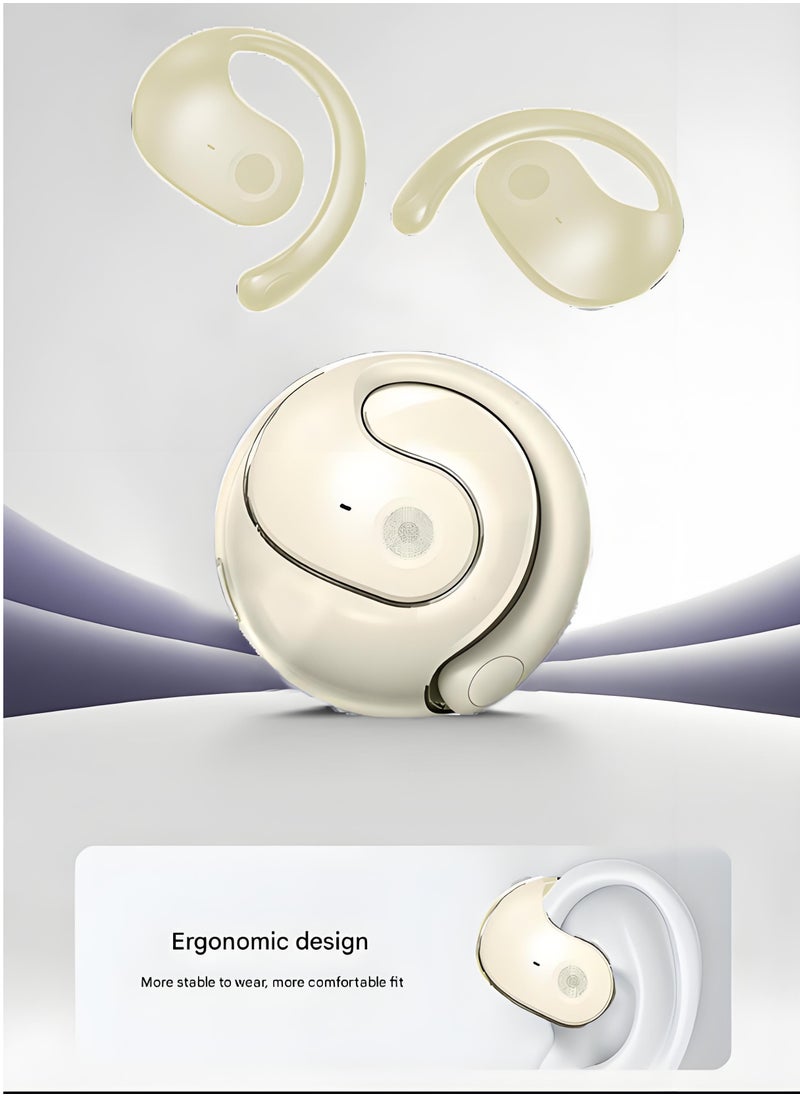 Volynix - Bluetooth Headphones High-Quality Wireless Earbuds - Compatible with iPhone, Android, and Computers - White - Image 1