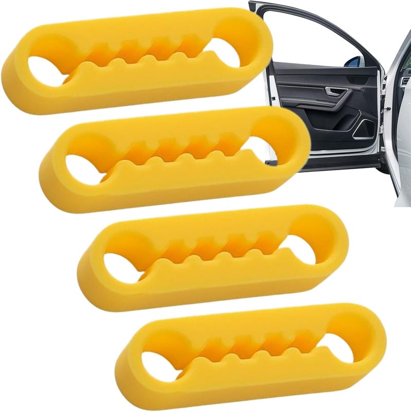 Yellow Car Door Shock Absorber Anti Shock Pad High Elasticity Damping Cushion For Van Truck Sedan Pickup - Image 1