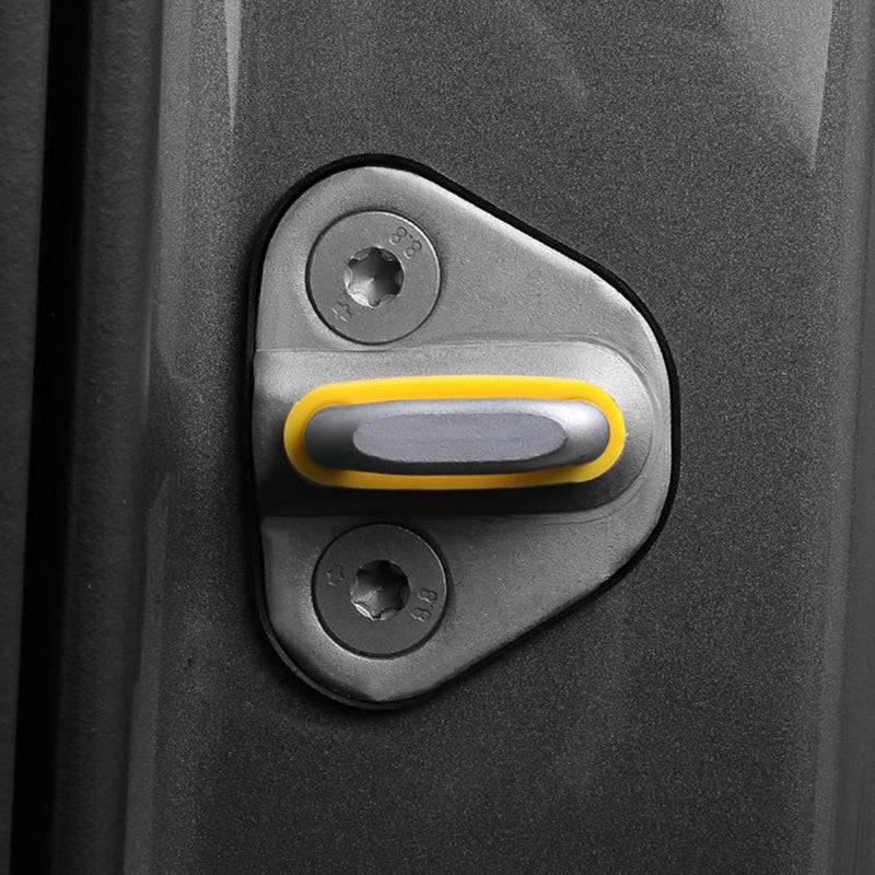Yellow Car Door Shock Absorber Anti Shock Pad High Elasticity Damping Cushion For Van Truck Sedan Pickup - Image 4
