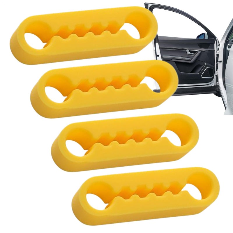 Yellow Car Door Shock Absorber Anti Shock Pad High Elasticity Damping Cushion For Van Truck Sedan Pickup - Image 2