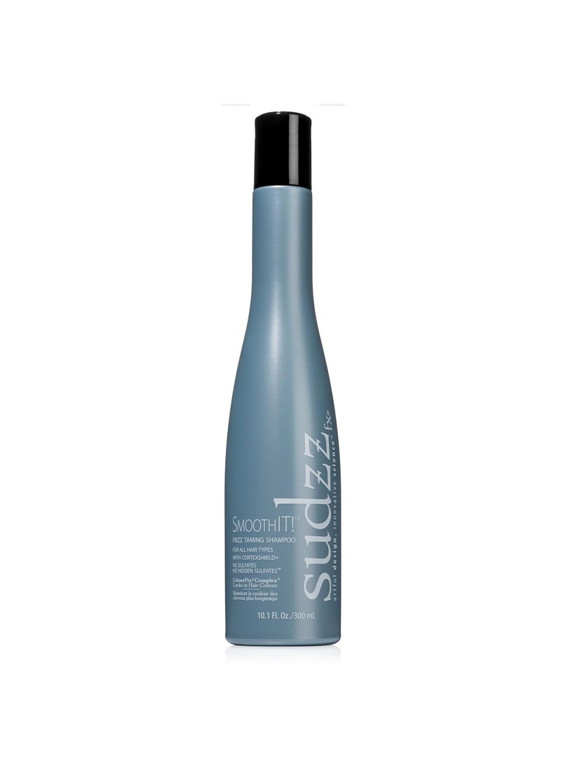 SUDZZFX SUDZZFX Smooth Taming Shampoo  Frizz Control  Moisturizing Formula for Straight Damaged Hair  For Men  Womens Styling Needs  All Hair Types  Sulfate Free 101 Fl Oz 