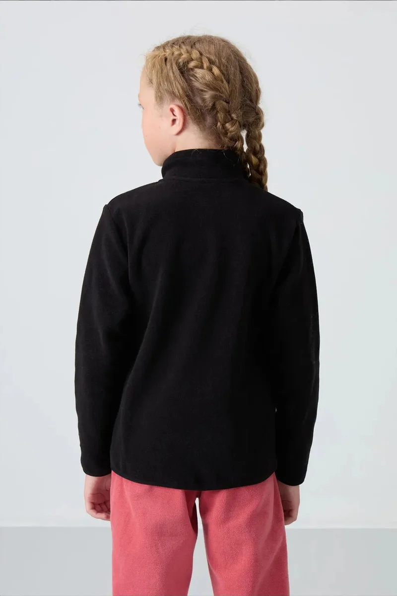 Tommylife Black TOMMY Youth Unisex Zipper Sweatshirt  | Best Price UAE