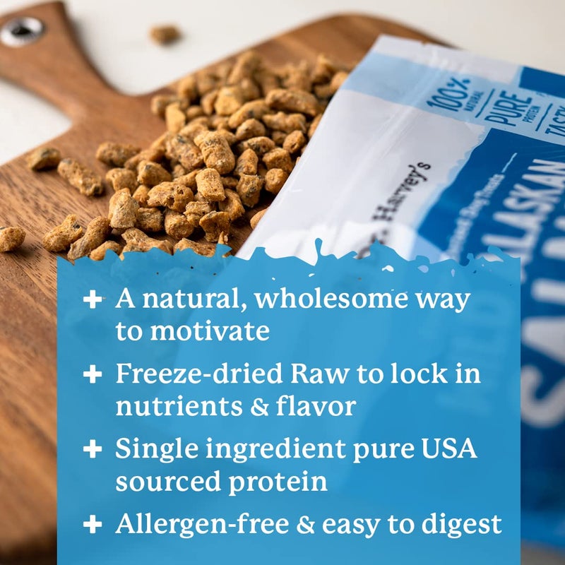 Dr. Harvey's Wild Alaskan Salmon Bites - Freeze Dried Dog Training Treats with Salmon Meat for Dogs - 7 Ounces - Image 5