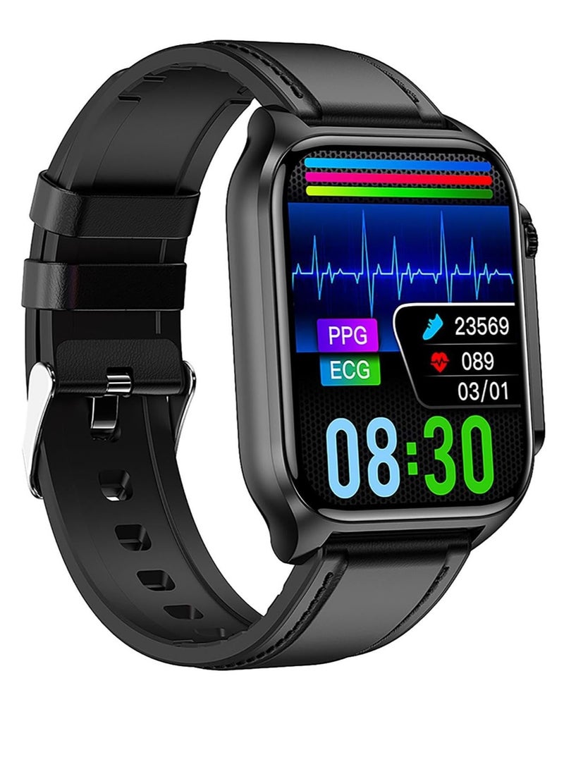 AROAQ Blood Glucose Watch - Waterproof Wearable Glucose Monitor Smart , Smart Watch Blood Sugar Monitor for Smartphone, Glucose Monitoring Watch for Men Women Blood Glucose Watch - Waterproof Wearable Gluco - Image 1