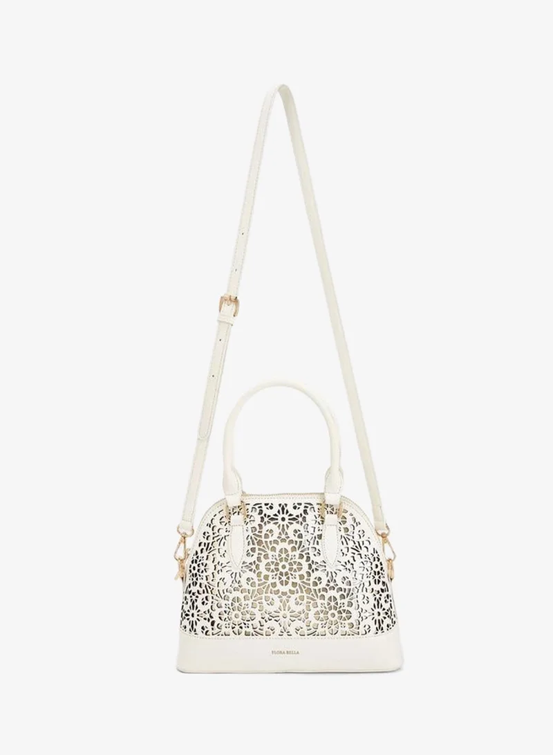 Flora Bella By Shoexpress CREAM Flora Bella Cutout Detail Crossbody Bag with Detachable Shoulder Strap for Women | Best Price UAE