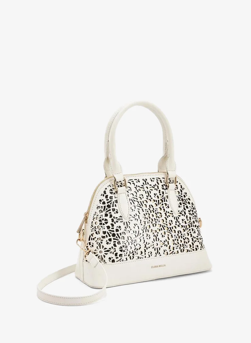 Flora Bella By Shoexpress CREAM Flora Bella Cutout Detail Crossbody Bag with Detachable Shoulder Strap for Women | Best Price UAE