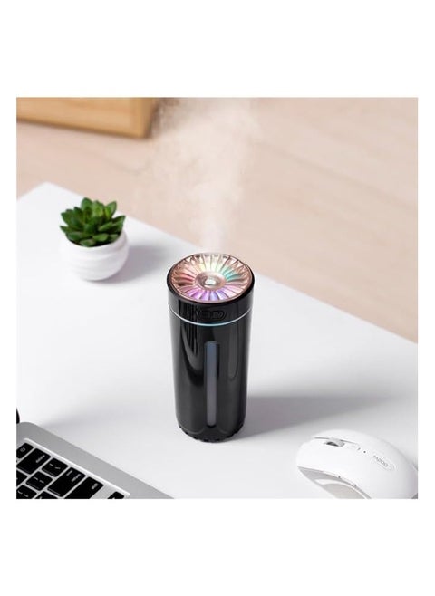 A car humidifier with aromatherapy and lighting technology, suitable for the office, bedroom, and desktop.