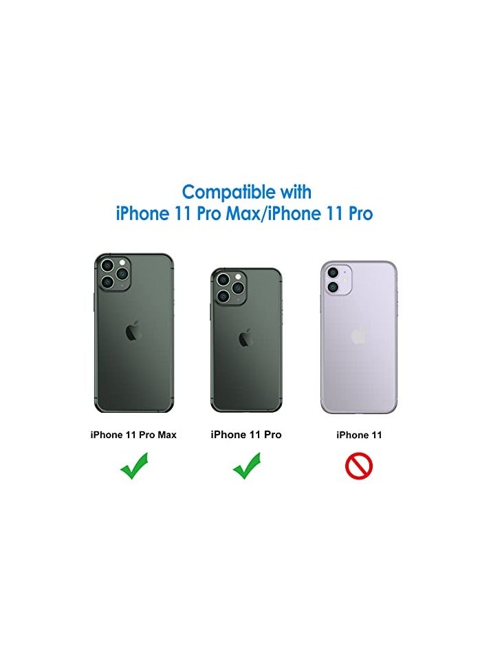 Jetech حامي عدسة الكاميرا من JETech لجهاز iPhone 11 Pro Max 6.5 بوصة و iPhone 11 Pro 5.8 بوصة، زجاج مقسى 9H، شفاف عالي الدقة، مضاد للخدش، متوافق مع الجرابات، لا يؤثر على الصور الليلية، عبوة 3 قطع - Image 2