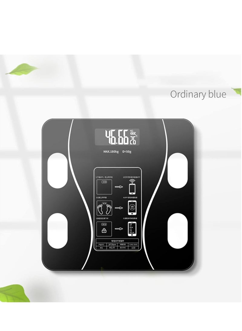 JAJEEK Intelligent Body Fat BMI Scales – Digital Weight Scales Household Body Composition Analyzer with Smartphone App, Accurate Body Fat, Muscle Mass, and BMI Tracking  - Image 3