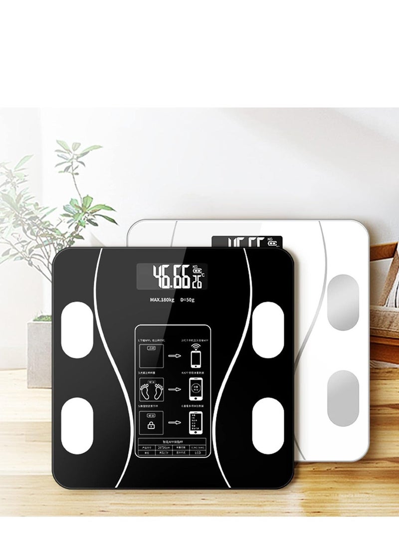 JAJEEK Intelligent Body Fat BMI Scales – Digital Weight Scales Household Body Composition Analyzer with Smartphone App, Accurate Body Fat, Muscle Mass, and BMI Tracking  - Image 4