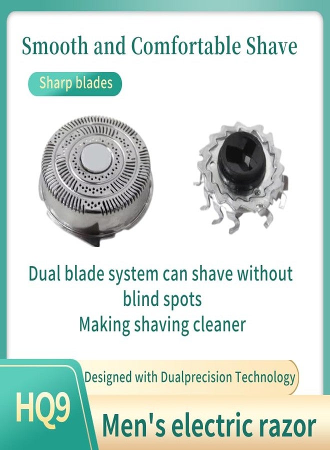 BNVXR HQ9 Men's Replacement Shaver Blades Fit for Norelco 8250XL, Comfortable Razor Replacement Razor Blades for Norelco HQ9/52 9190XL 8240XL 9160XL SmartTouch and Speed-XL Series(3 Pack - Image 2